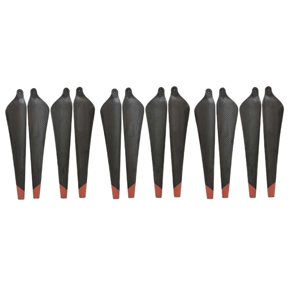 LSFWJP for DJI T30 Agras Propeller 3820s Carbon Faser Nylon Folding Propeller for DJI T30 CW/CCW Landwirtschaft Anlage Drone Reparatur Zubehör (Color : Carbon Fiber C-12pcs)