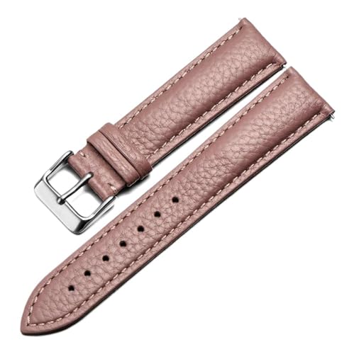 SpaRcz Armband aus echtem Leder mit Nadelschnallenkette für Damen-Ersatzbänder 12-26mm, Farbe 1, 12mm