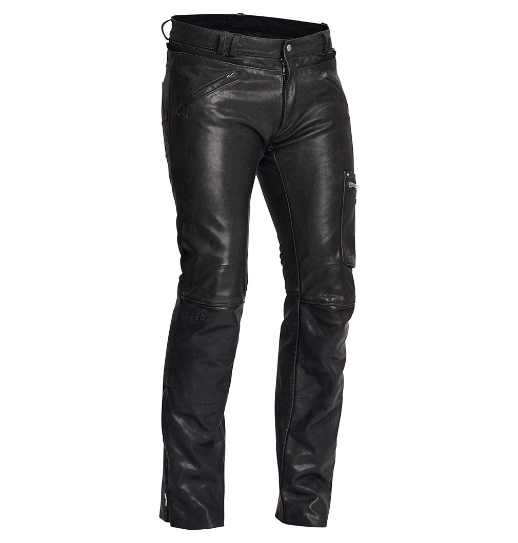 Halvarssons Rider Motorrad Lederhose (Black,50)