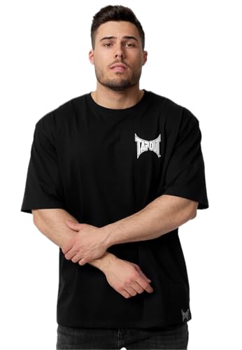 TAPOUT Herren T-Shirt Oversize Creekside Black/White XL