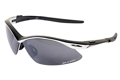 Massi Fiber - Fahrradbrille Unisex, Farbe schwarz