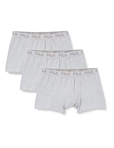 FILA FU5004/3 Herren Boxershorts, M, Grau, 3 Stück