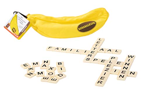 999 Games - Bananagrams Actionspiel - ab 7 Jahren - Eines der besten Spiele von 2006 - Tile Placement - für 1 bis 8 Spieler - 999-BAN01