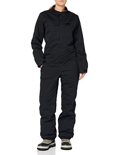 L1 HELLDIVER ´20 Damen, Snowboard- Jumpsuit, Snowboardanzug, Einteiler, Overall, 2 Lagig mit Belüftungsschlitzen, Regular Fit, workerstyle, S, BLACK