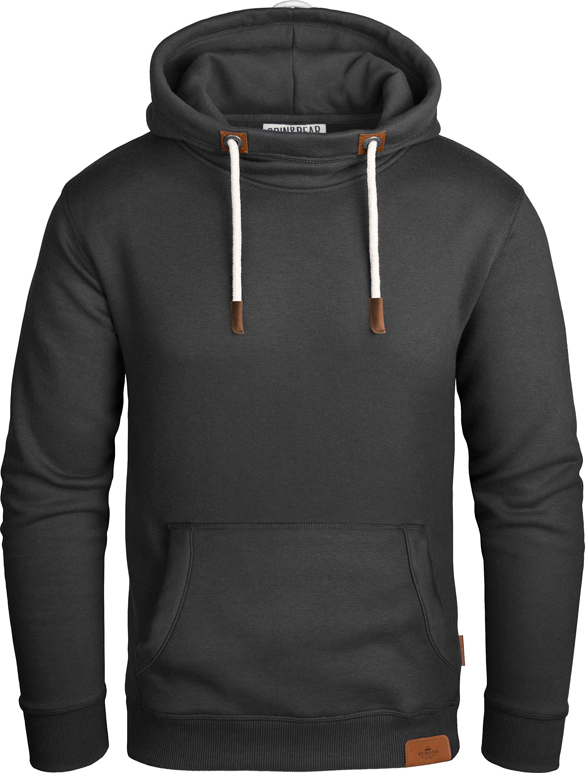 Grin&Bear Herren Kapuzenpullover schwarz, M, GEC470