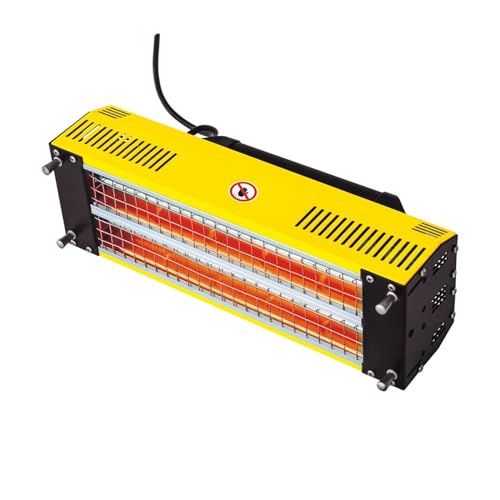 Lacktrocknungsmaschine, Infrarot Trockner Backen Infrarot Farbe Aushärtung Lampe Kurzwelle Infrarot Heizung Auto Karosserie Reparatur Lack Lampe Trockner(Yellow)