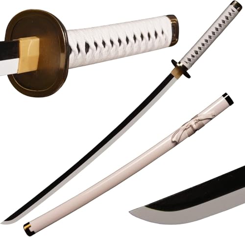 MAUXpIAO Sword Valley Roronoa Zoro Holzschwert 104cm, Holz Katana, Japanisches Anime Cosplay Schwert-Kitetsu/Shisui/Wado Ichimonji/Yama Enma/Death Surgeon Trafalgar Law Schwert schwerter/D/104cm