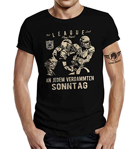 T-Shirt für American Football Fans: An jedem verdammten Sonntag M