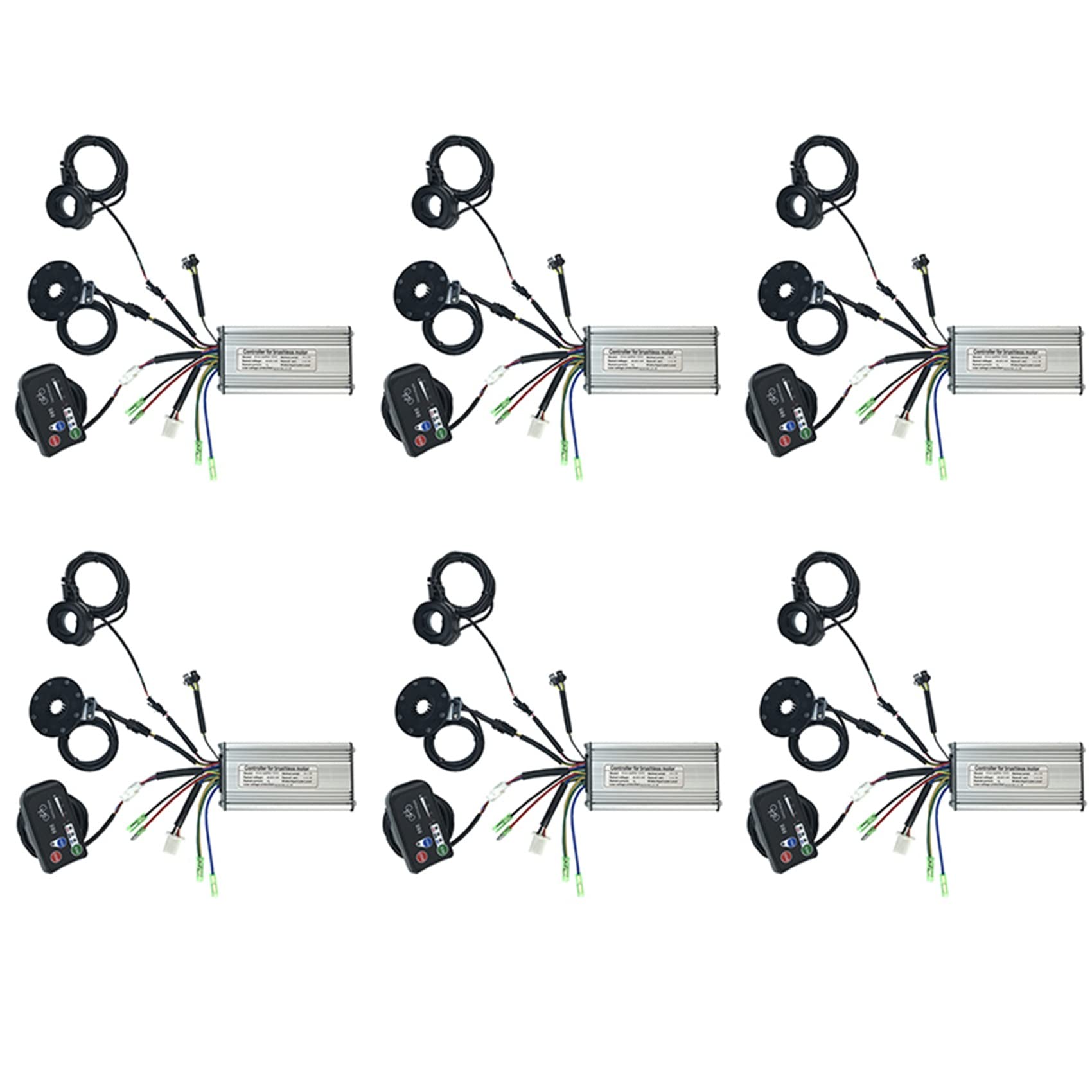 SICOSALT 6X 36V / 48V 250W 15A Fahrrad Sinus Regler mit KT LED880 Display & Daumengas und Sensor Ebike Zubehör