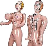 Familie G. bestehend aus zwei Gummipuppen - Aufblasbare Weibliche und Männliche Sexpuppe - 152 cm Groß – Erotik Scherzartikel, Partysachen, JGA