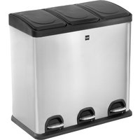 helit H2405200 - Mülltrennsystem, the seperator, 3 x 20L - Edelstahl, Mülleimer, Abfallbehälter