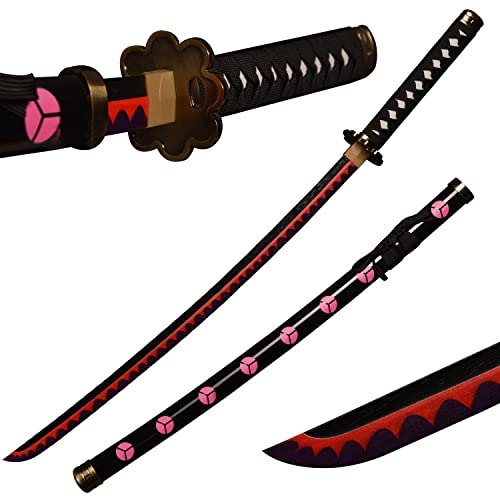 Samurai Roronoa Zoro Schwert 100 cm Holzschwert, Katana aus japanischem Anime Holz, Cosplay Sword-shisui