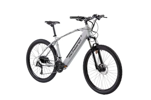 F.lli Schiano Unisex-Adult E-Jupiter E-Bike, Silber, 27.5 Zoll