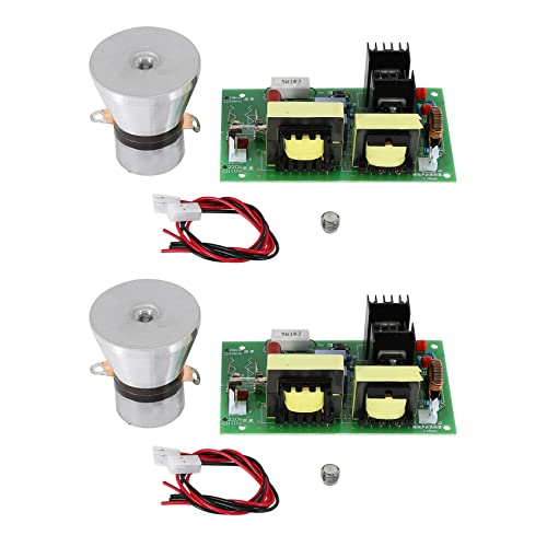 Toranysadecegumy Ultraschall-Reinigungswandler, 100 W, 28 kHz, Hochleistungs-Reiniger + Power-Treiberplatine, 220 Vac Ultraschallreiniger, 2 Stück