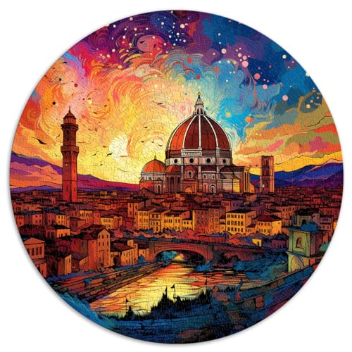 Puzzlespiel Florenz, bunt, 1000 Teile, Puzzle, 67,5 x 67,5 cm, Puzzles, Geschenke, Spielzeug, Puzzles, Lernspiele, Stressabbau-Puzzles