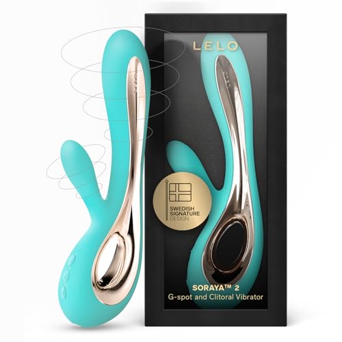 LELO SORAYA 2 Rabbit Massager Aqua, für internen und externen Genuss, wasserdicht und kabellos