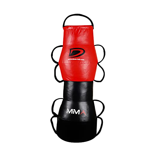 DAAN MMA Grappling Dummy mit Griffen, MMA-Bodenboxsack, Boden- und Pfundtraining, Werfen, Streben, BJJ, MMA, Boxdummy aus starkem Vinyl-Material für Profi-Training, 120 cm, ungefüllt