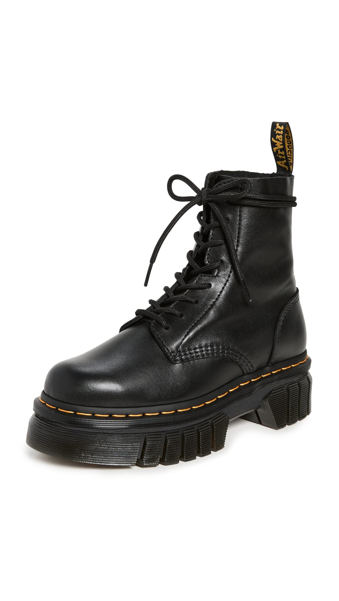 Dr. Martens Unisex 8 Ösen Rangers, Black Wyoming, 47/48 EU