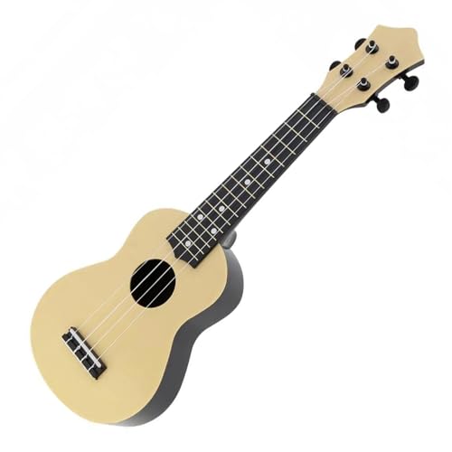 21 Zoll Ukulele ABS Kunststoff 4 Saiten Gitarre Musikinstrumente Mit Taschentuner Ukulele Einsteiger Kit (Color : C)