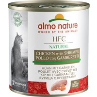 Almo Nature Classic Katzenfutter mit Huhn und Garnelen, 12er Pack (12 x 280 g)