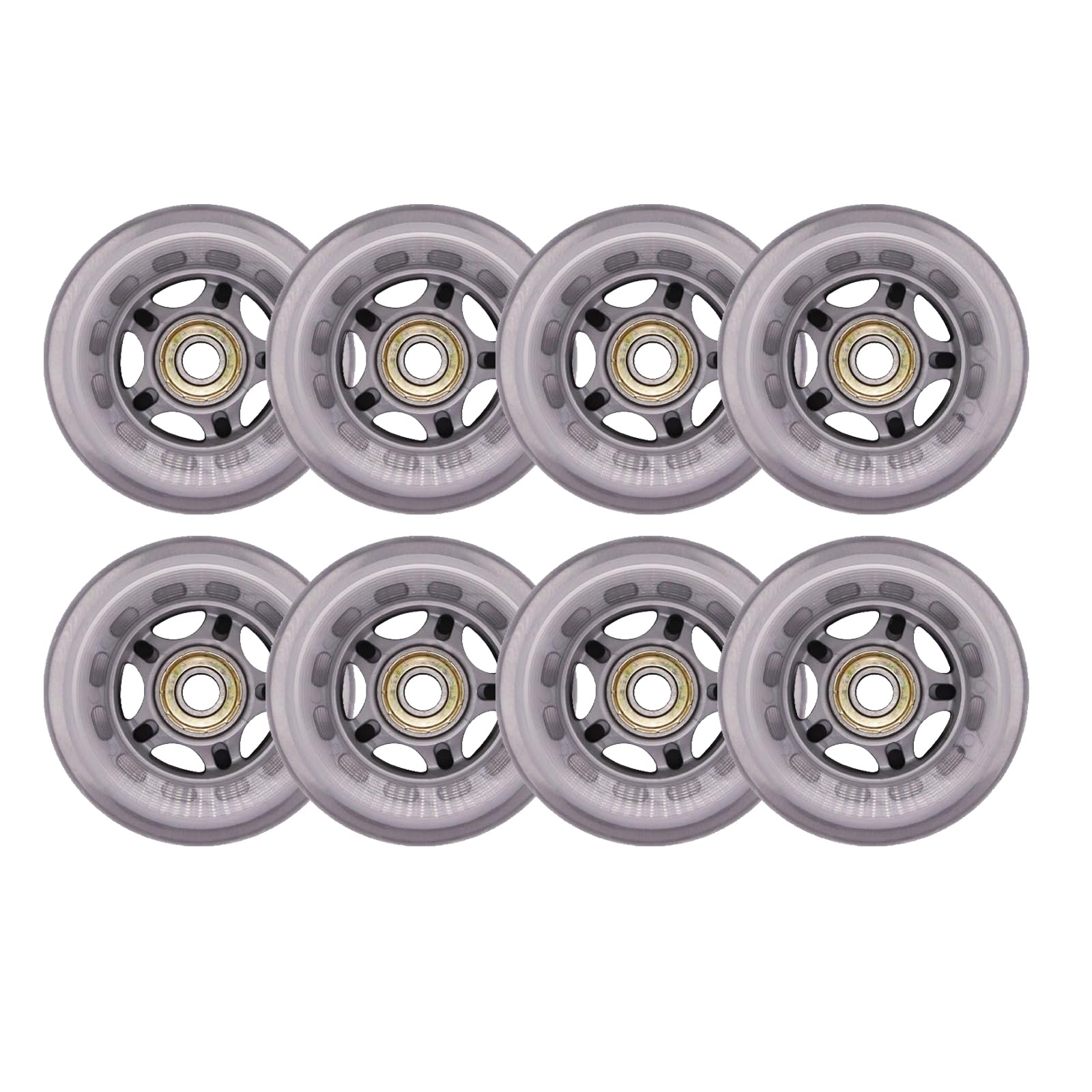 BFVAKBKYT Rollschuh-Räder, Ersatz-Skate-Rollen, 8er-Pack Inline-Skate-Rollen 76 mm, 82A Inline