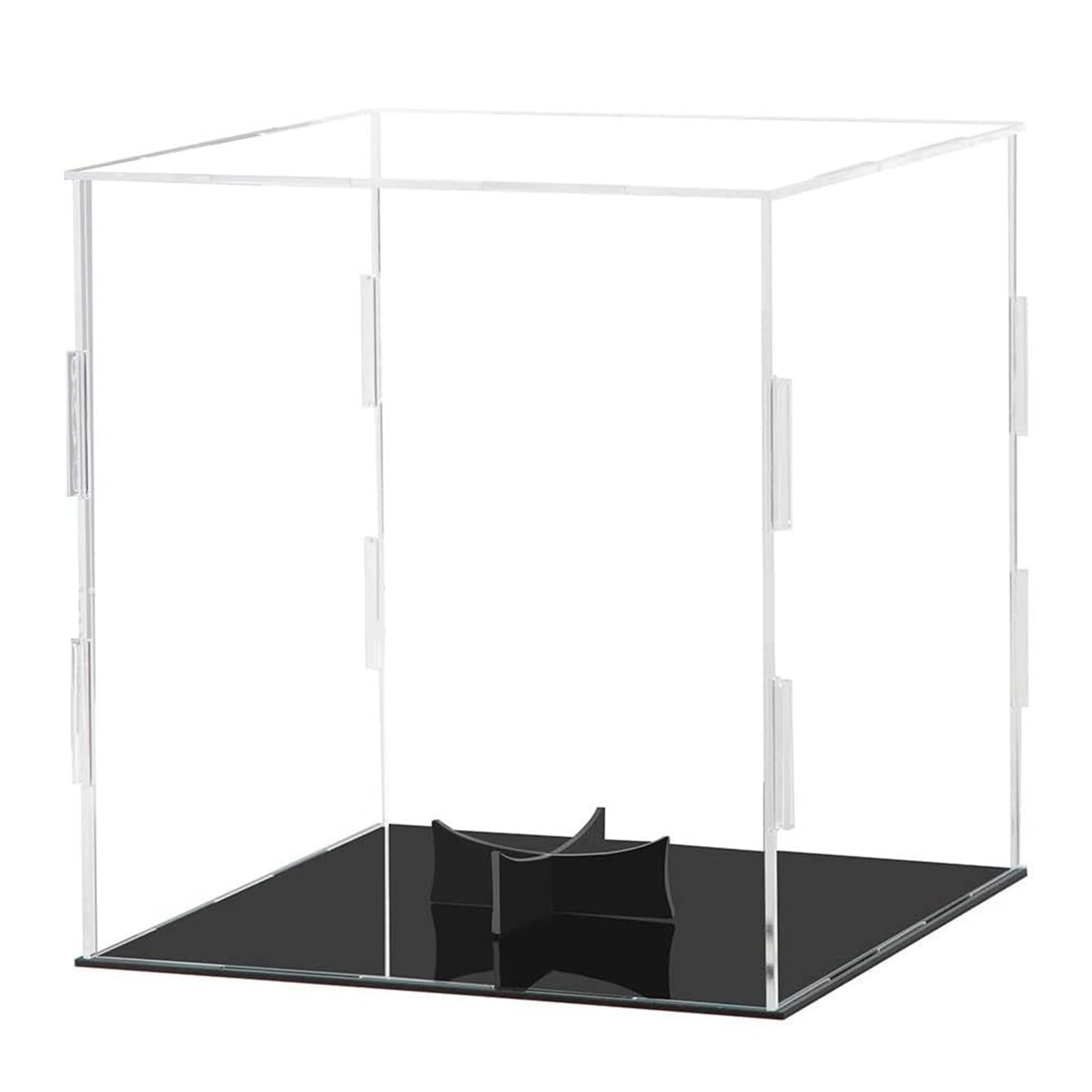 SANRLO Basketball Vitrine Durchsichtiger Acrylglas Würfel Zusammenbaubare Arbeitsplatte Fußball Display Ständer