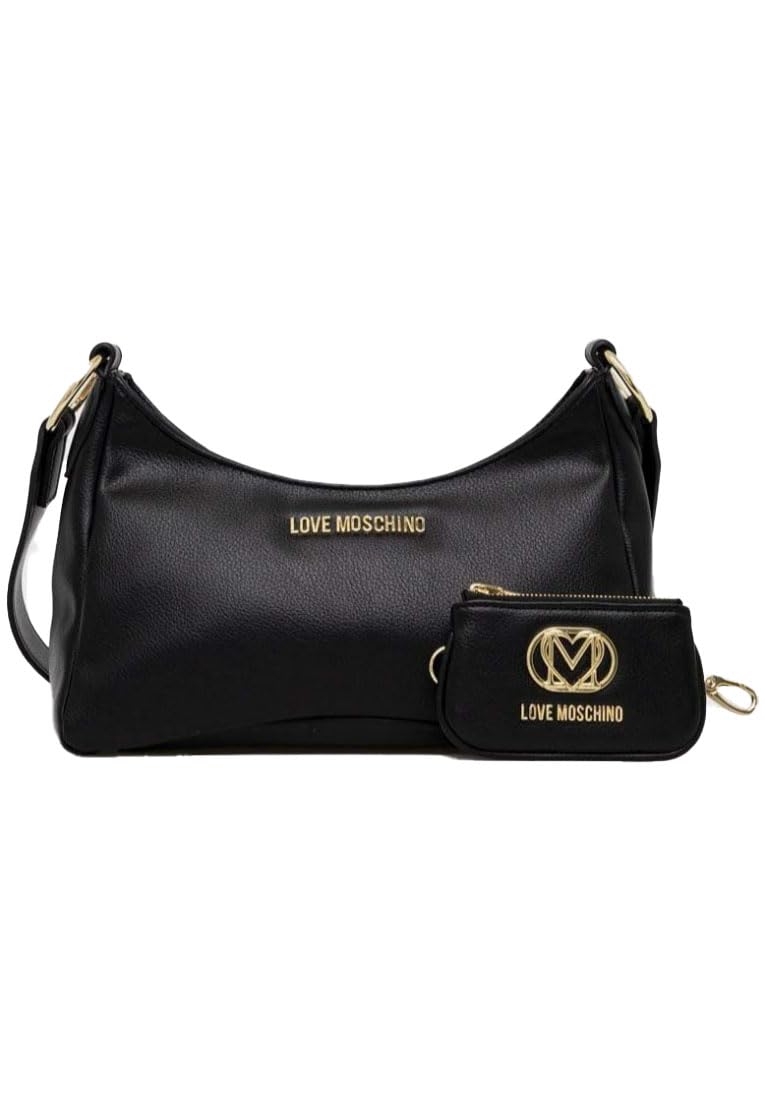 Love Moschino Damen Schultertasche, Nero