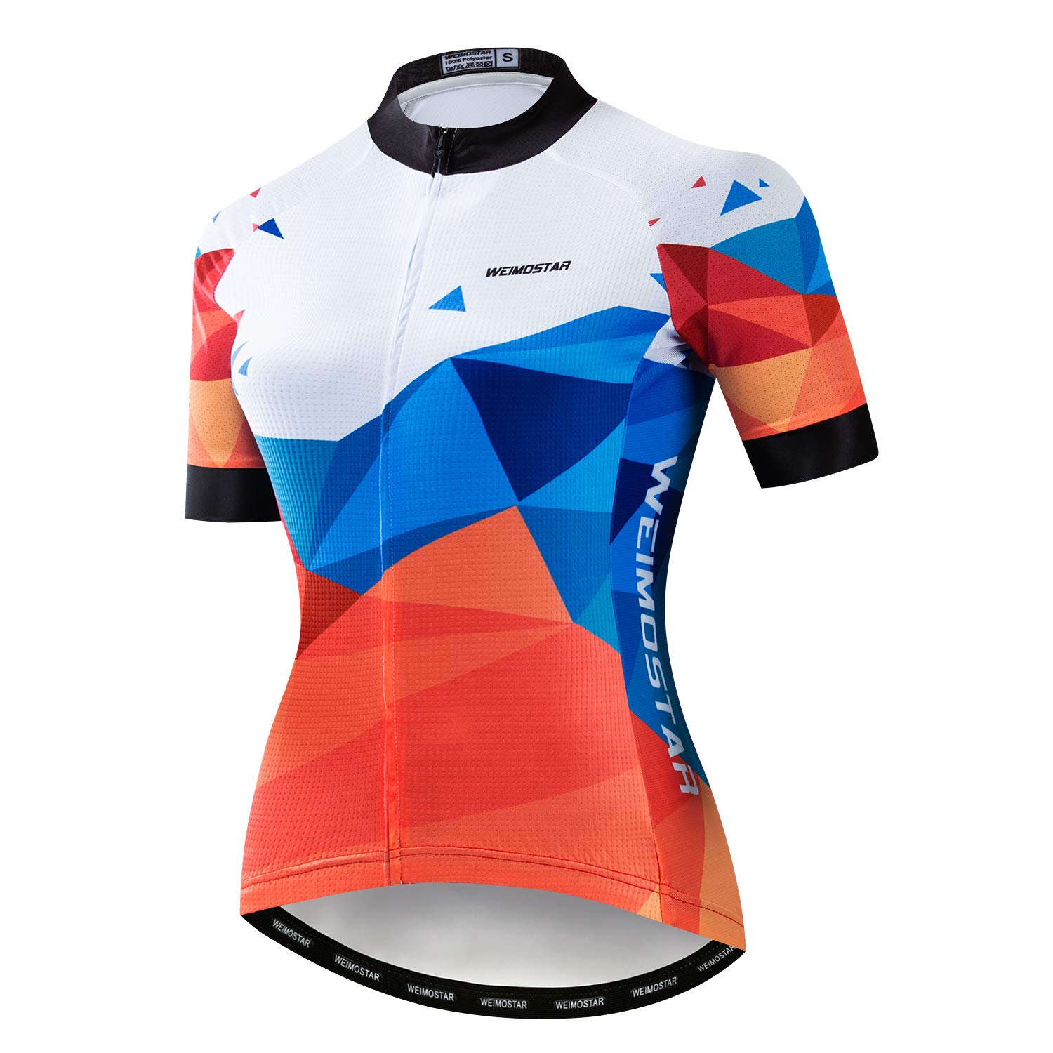 Hotlion Sommer Atmungsaktives Radtrikot Damen Mountainbike Trikot Schnell Trocknend Fahrrad Shirt Kurzarm Fahrradbekleidung, Cf2205, X-Groß