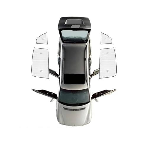 Auto-Sonnenschirm Für Infiniti Für QX56 Für QX80 2010~2023 Vollständige Abdeckung Sonnenschutz Windschutzscheibe Seitenfenster Shaby Visier Autozubehör Frontscheibenabdeckung(Rear Windshield)