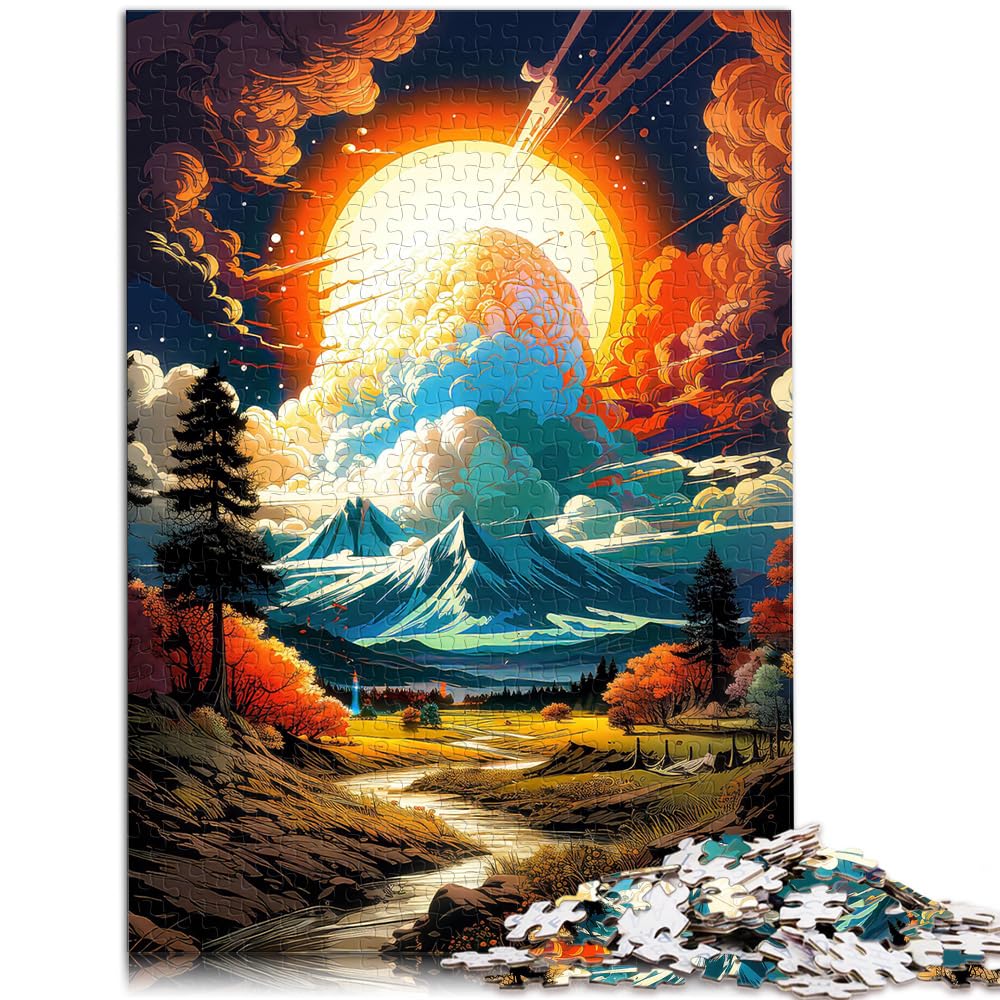 Spielgeschenk-Puzzle „Facing The Sun“ 1000 Teile Puzzle für Erwachsene Holzpuzzle Jedes Teil ist einzigartig – anspruchsvolles, unterhaltsames Familienspiel 1000 Teile (50 x 75 cm)