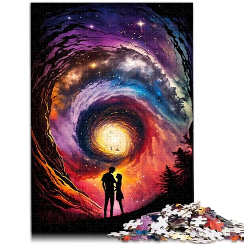 Puzzle | Puzzles Galactic Love Scenerycbe 1000 Teile für Erwachsene Holzpuzzle ganze Familie 1000 Stück (50 x 75 cm)