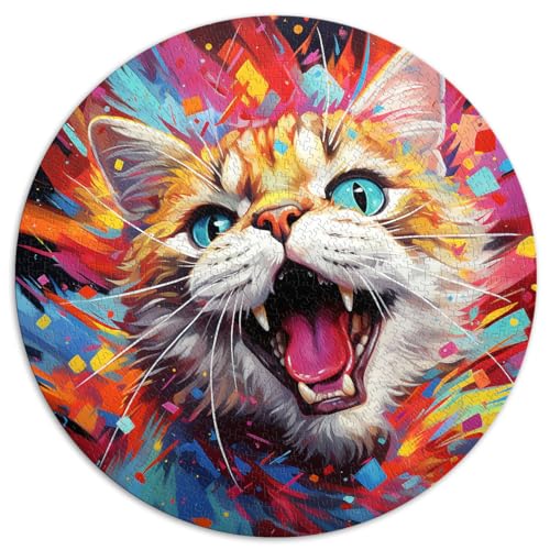 Puzzle für Katzen für Erwachsene, 1000-teiliges Puzzle, 67,5 x 67,5 cm, pädagogische Herausforderung, Spielzeug-Puzzles, Lernspiele, Stressabbau-Puzzles