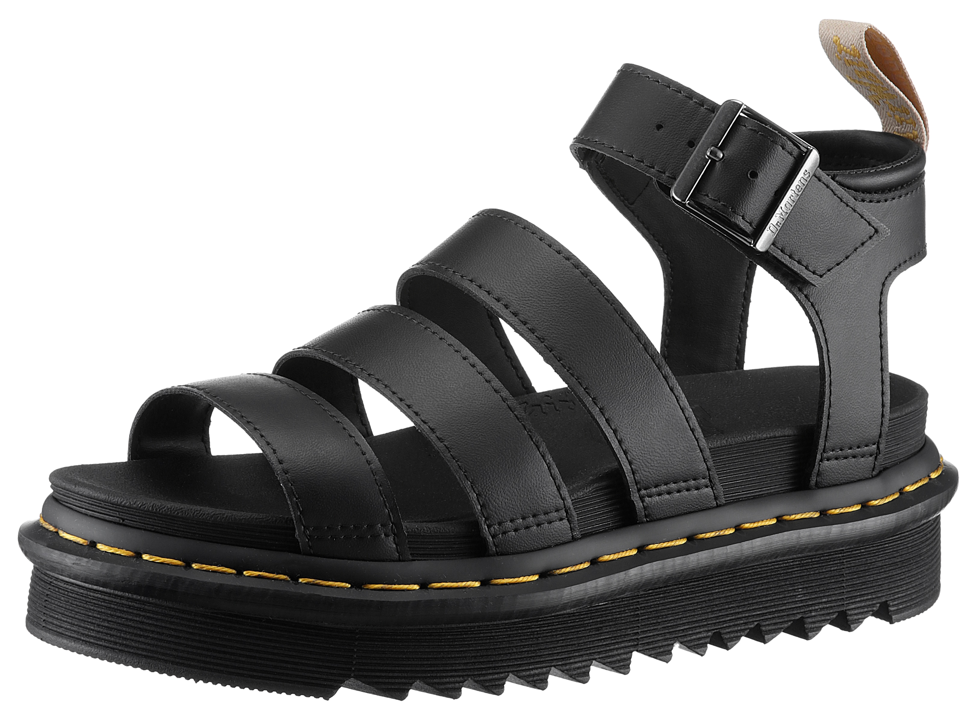 Dr. Martens Damen V Blaire Sandalen, Schwarz (Black 001), 43 EU