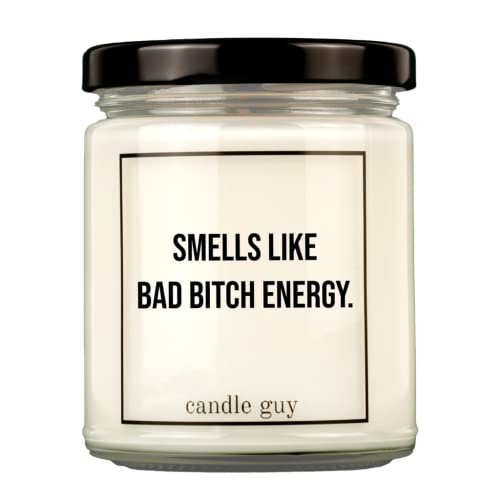 candle guy Duftkerze | Smells like bad bitch energy. | Handgemacht aus 100% Sojawachs | 70 Stunden Brenndauer