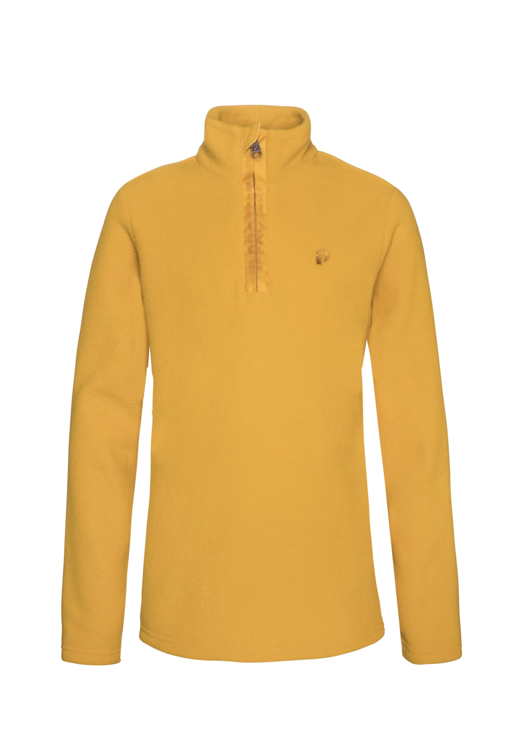 Protest Jungen Oberteil Mit 1/4 Reißverschluss PERFECTY JR Mit Kinnschutz Dark Yellow 140