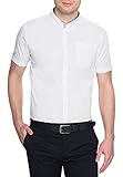 Merc London Herren Regular Fit Smoking Hemd, Weiß (White), M