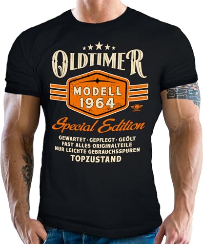 T-Shirt als Geschenk für Männer zum 60. Geburtstag - Oldtimer Modell1963 in Topzustand