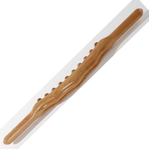 Wooden Fascia Roller, Premium Massage Roller Wood, Fascia Stick Wood, Massage Roller, Fascia Roller Wood, for Muscle Relaxation, Body Shaping, Gua Sha Massage, Anti Cellulite, Beech