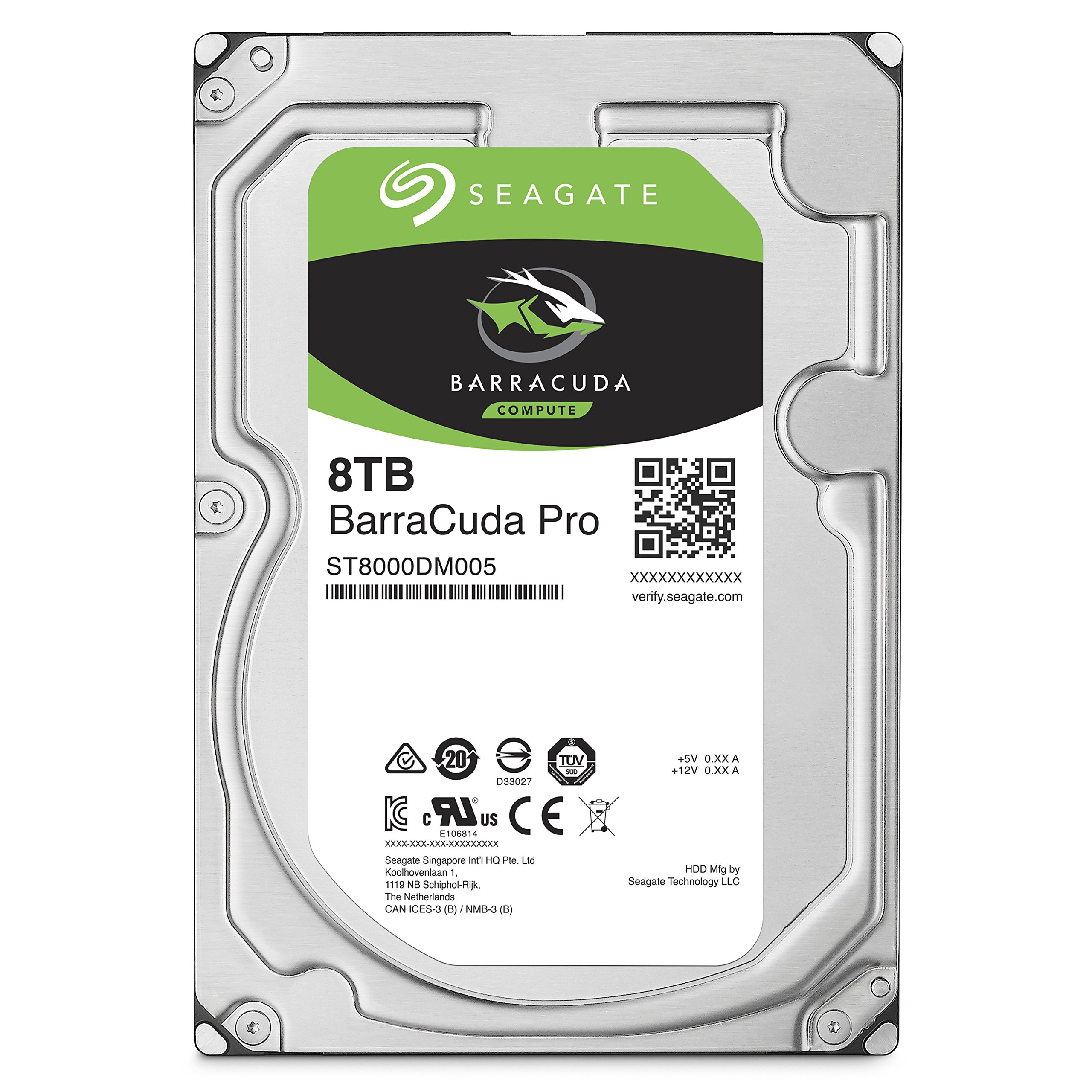 'SEAGATE Barracuda Pro 8TB 3.5 SATA III 8000 GB Serial ATA III – Festplatte (0 – 60 °C, Serial ATA III, Einheit-Festplatte)