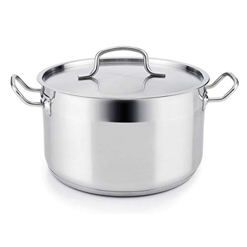 Quid Cook INOX Basika Kochtopf, Edelstahl 28 x 21 cm