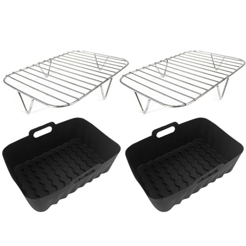 Grillen Rack Air Friteuse Pad Silikon Air Friteuse Tablett Silikon Backen Liner Backen Innen Liner Kochen Werkzeug Für Küche