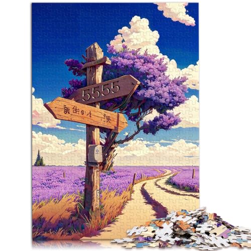 Puzzles für den japanischen Stil, lustige Puzzles für Erwachsene, 1000-teiliges Holzpuzzle, Weihnachtswunschliste mit Weihnachtsmann, 1000 Teile (50 x 75 cm)