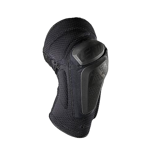 Leatt La 3df 6.0 ist eine Rundum-Kniebandage, weich und verschiebbar Sie ist für Mountainbikes geeignet. Knieschoner Unisex, Uni, 5018400471, Schwarz, Large/X-Large