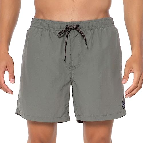 Protest Herren Beachshort Faster Grey Green XL