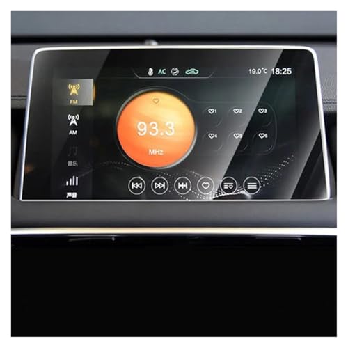 Für MG Für HS 2018 2019 2020 Auto GPS Navigation Gehärtetes Glas Displayschutzfolie Aufkleber Auto Displayschutz Navigation Schutzfolie Navigations-Displayschutz(Model 2)