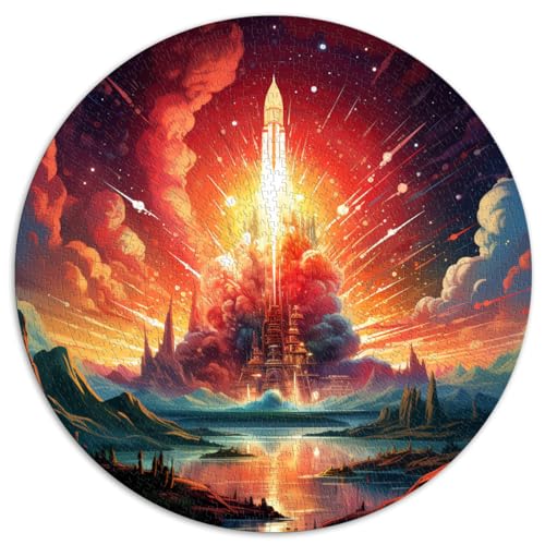 Puzzle | Puzzles Space Trip Puzzle 1000 Teile für Erwachsene 67,5 x 67,5 cm Puzzle Lernspiele Geburtstagsgeschenk, Geschenke für oder, Wandkunst