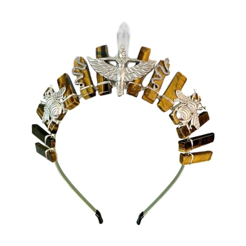 Bottone Kristallkrone, Stirnband, handgefertigt, Tiaras, Stirnband für Damen, Hochzeit und Partys, Braut-Haar-Accessoires