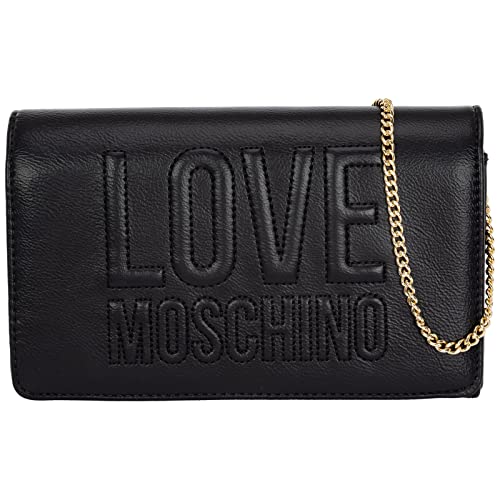 Love Moschino Damen BORSA A SPALLA Umhngetasche, Schwarz