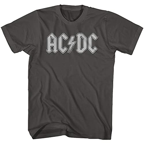 American Classics Unisex-Erwachsene Acdc Patch, kurzärmelig T-Shirt, Blickdicht, schwarz, X-Groß