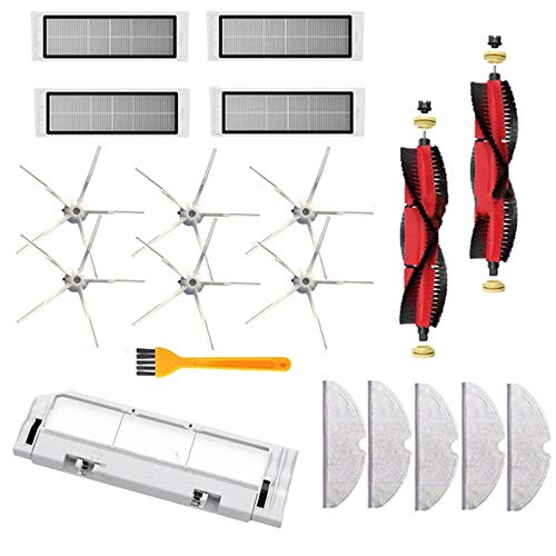 Knadgbft für S5 Max S50 S5 S6 S60 Reines S5Max Vakuum ZubehöR Mopp Tuch HEPA Filter Haupt BüRste Seiten BüRsten Teile